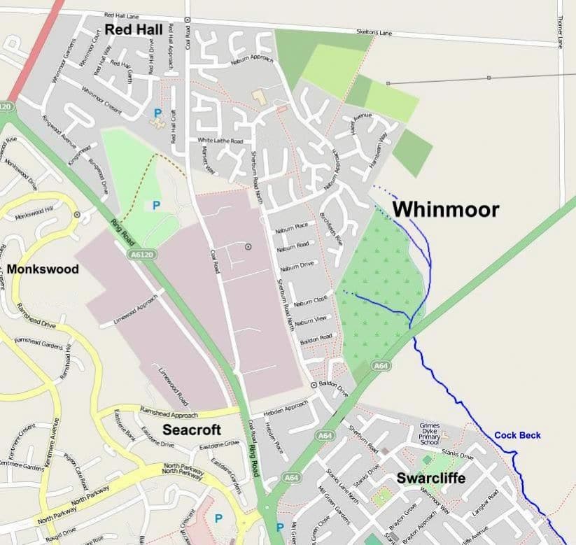 Whinmoor map